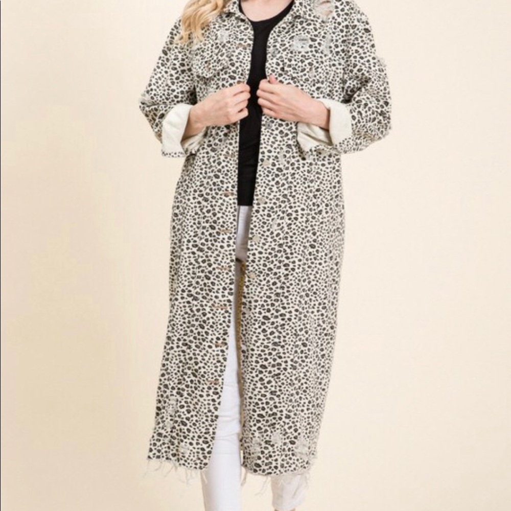 Distressed Denim Jacket